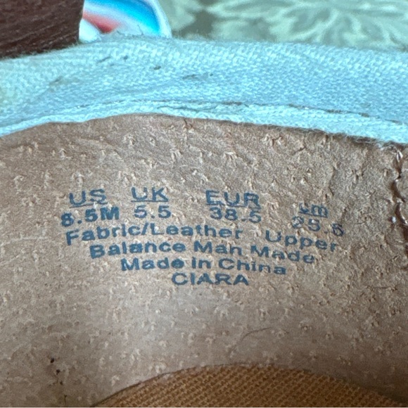 Zodiac multicolor canvas slip on sneakers women size 8.5 M - Picture 9 of 11